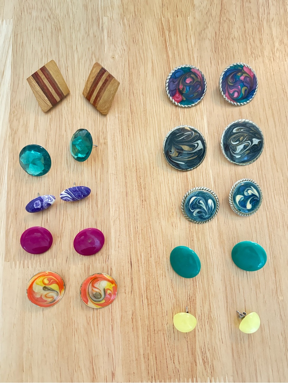 Assorted Earring Set – Multicolour Studs